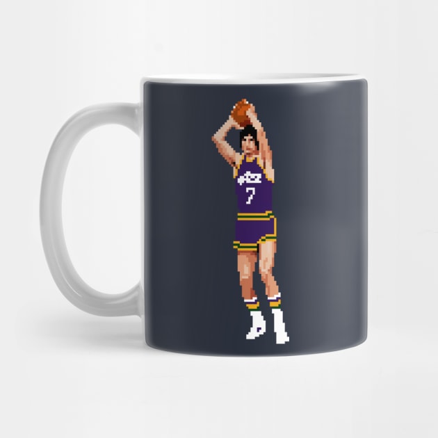 Pete Maravich Pixel by qiangdade